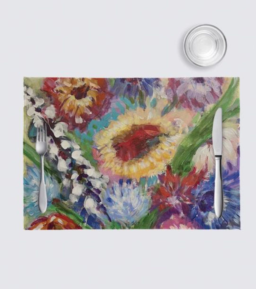 Spring Bouquet Celeste Placemats (set of 4) Spring Bouquet Celeste Placemats (set of 4)