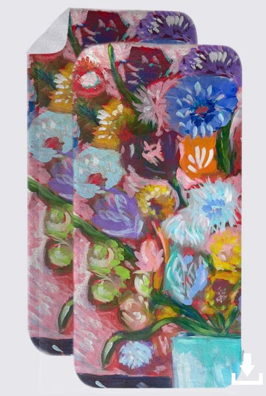 Fun Flowers Hannah Hand Towels (Pack of 2) Fun Flowers Hannah Hand Towels (Pack of 2)