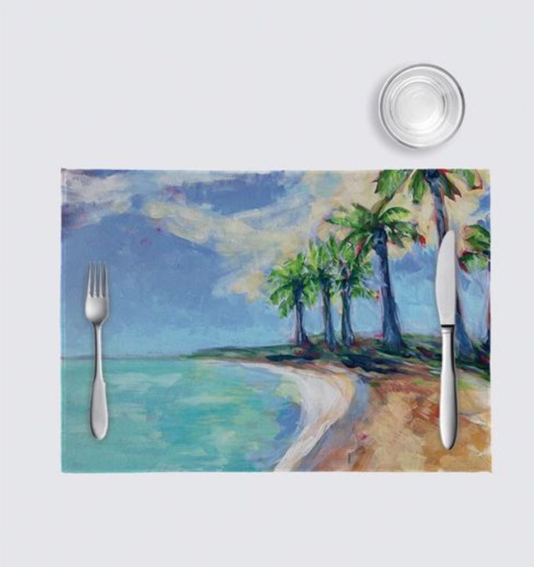 Lido Beach Celeste Placemats (pack of 4)