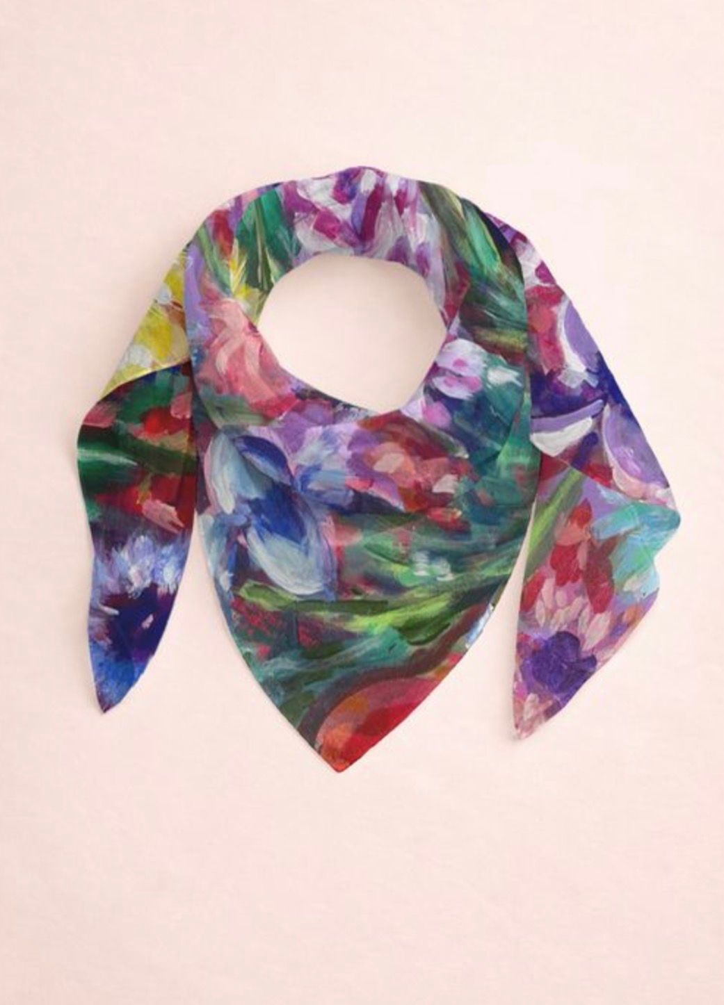 Colorful Garden Isabelle Chiffon Square