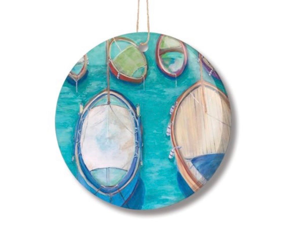 Boats in France Ornament Boats in France Ornament