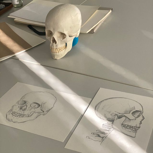 KURS // PORTRAIT ZEICHEN GRUNDLAGEN - TECHNIK UND MOTIVE
