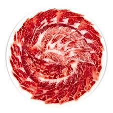 Paleta ibérico 100 % bellota 5,0 - 5,5 kg cortado a cuchillo y envasado en 100 gr.
