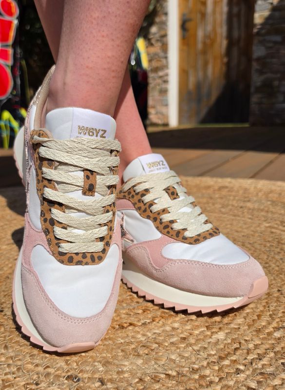 W6YZ - Baskets Yak Rose Léopard