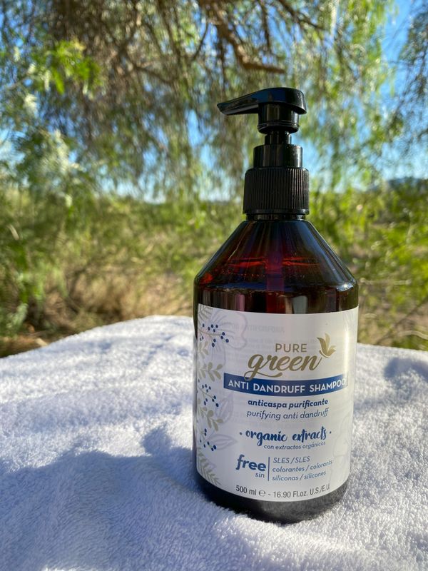 Pure Green Shampoo | Biológico | 500 ML | Anticaspa