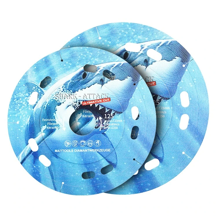 WhiteShark Pro Diamanttrennscheibe 125 mm – Rasier‑scharfe Schnitte in Fliesen &amp; Naturstein