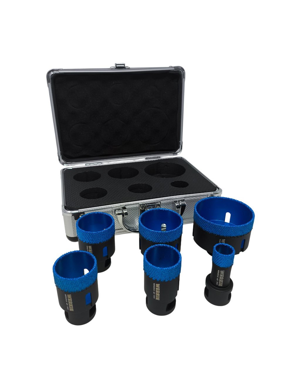 Matrix Diamantbohrkronen-Set 6-tlg. | Trockenbohren M14 – 20-68 mm