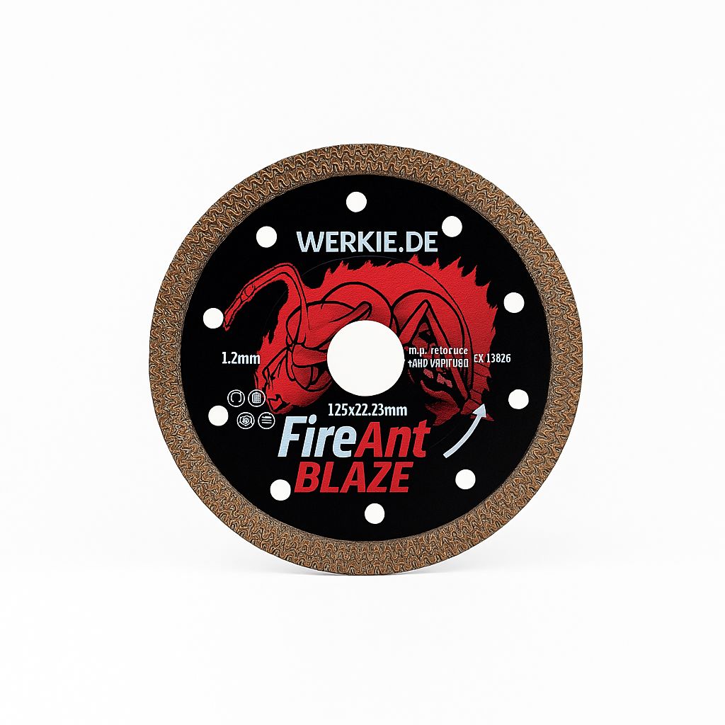 Fire Ant Blaze 125 mm Diamanttrennscheibe – scharfe &amp; saubere Schnitte