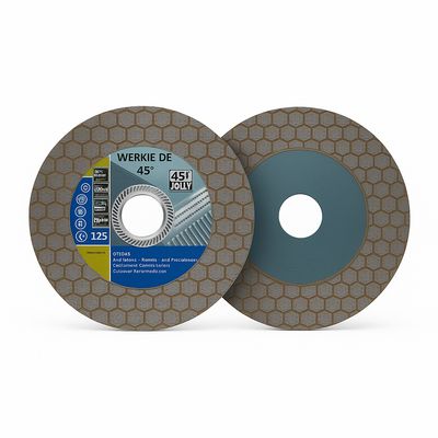 Jolly Cut 125 mm Diamanttrennscheibe – Gehrung &amp; Schleifen (Vollrand 1,2 mm)