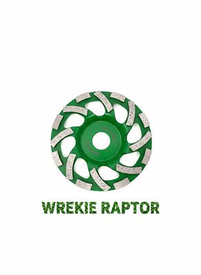 Diamant‑Schleiftopf „RAPTOR“ 125 mm – extrem schneller Beton‑ &amp; Naturstein‑Schliff