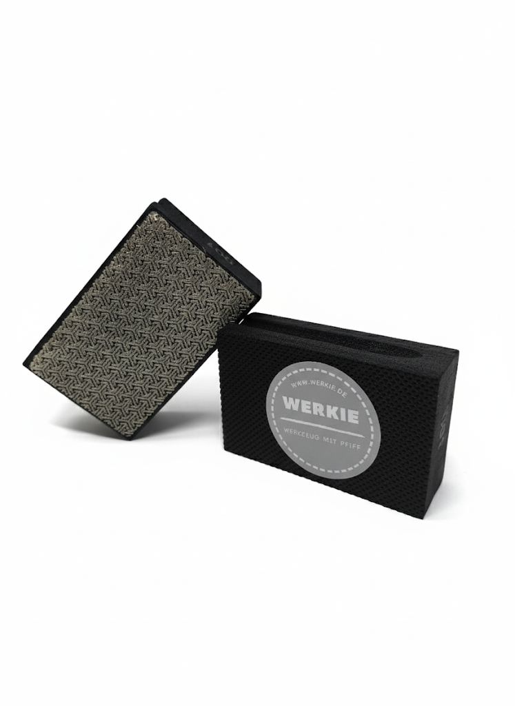 Diamant Handschleifpad K100 – Fliesenkanten glätten &amp; polieren wie ein Profi | Werkie