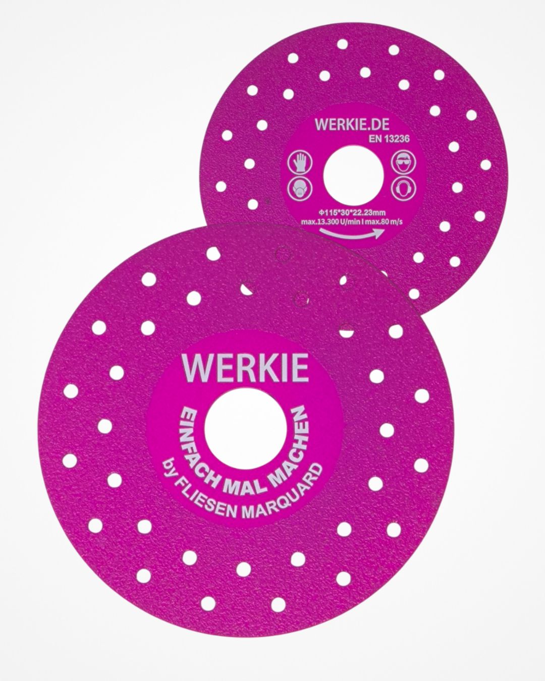 Pink Spezial Edition âEinfach mal machenâ â 115 mm Diamanttrennscheibe Pink Spezial Edition âEinfach mal machenâ â 115 mm Diamanttrennscheibe