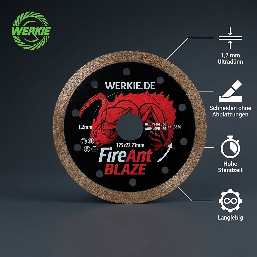 Fire Ant Blaze 125 mm Diamanttrennscheibe (1,2 mm) Fire Ant Blaze 125 mm Diamanttrennscheibe (1,2 mm)