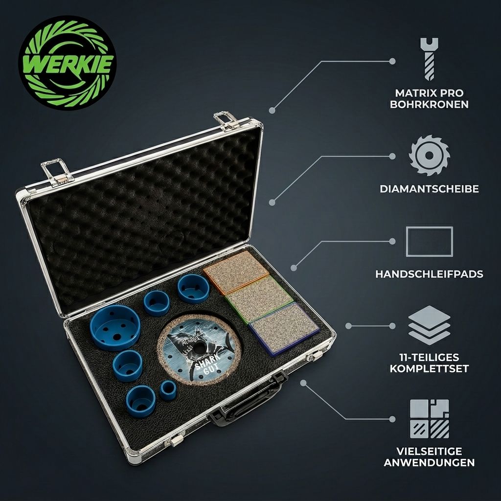 Werkie Matrix-Pro Profi-Koffer (11-tlg.) M14