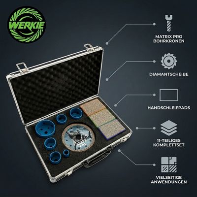 Werkie Matrix-Pro Profi-Koffer (11-tlg.) M14 Werkie Matrix-Pro Profi-Koffer (11-tlg.) M14