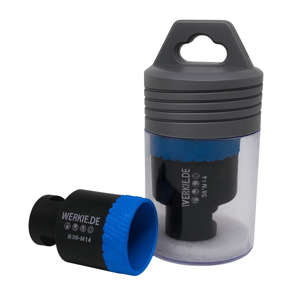 WERKIE MATRIX-PRO 38 mmDiamant-Trockenbohrkrone WERKIE MATRIX-PRO 38 mmDiamant-Trockenbohrkrone
