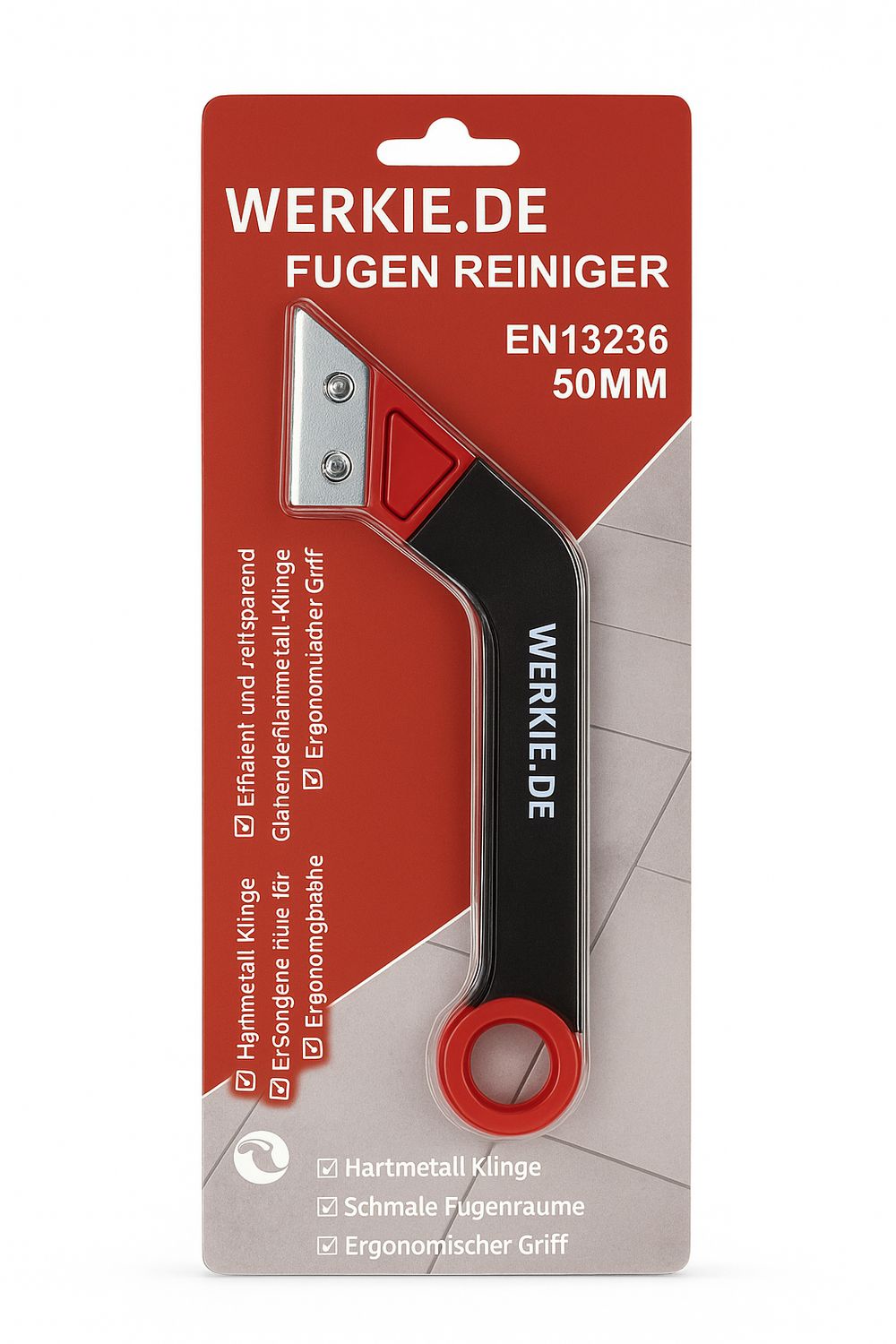 Fugenkratzer mit Hartmetallklinge Fugenkratzer mit Hartmetallklinge