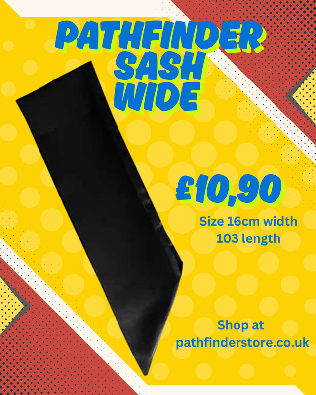Pathfinder Sash Wide - 3 Honours