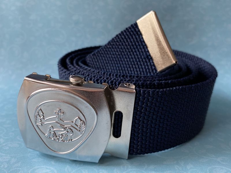 Adventurers Full Blue Belt & Buckle