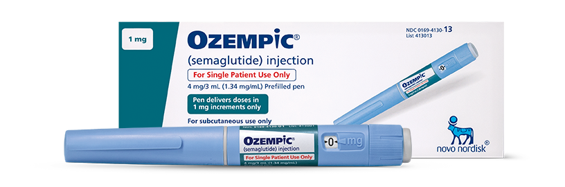 Ozempic® 1-mg dose (4 mg/3 mL subcutaneous pen injector)