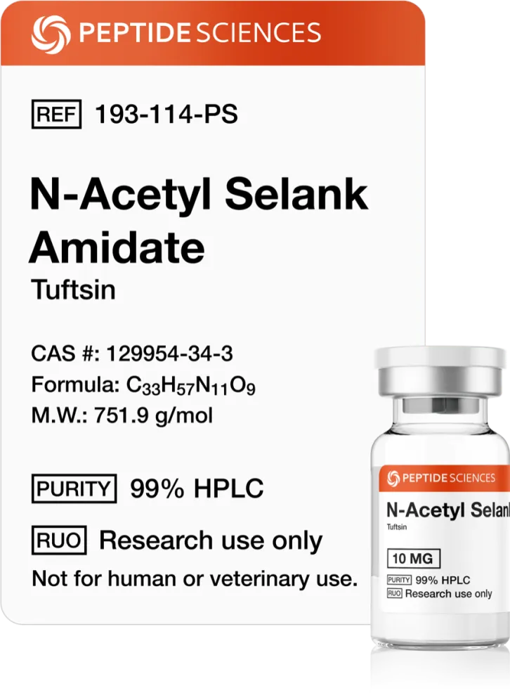 N-Acetyl Selank Amidate 10mg