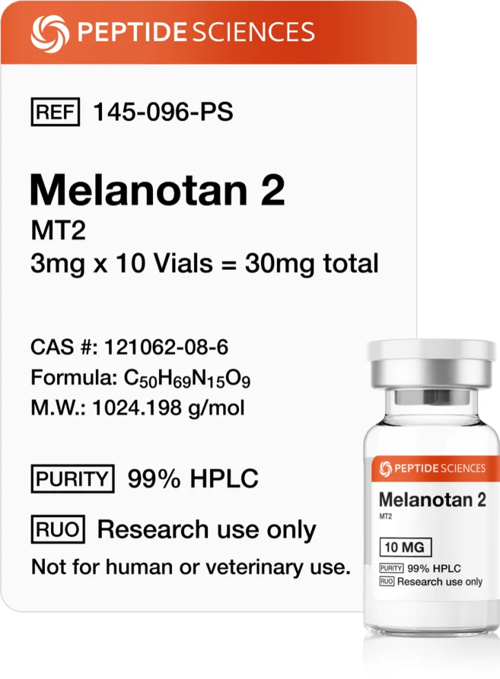 Melanotan 2 (MT2) (3mg x 10 Vials = 30mg)