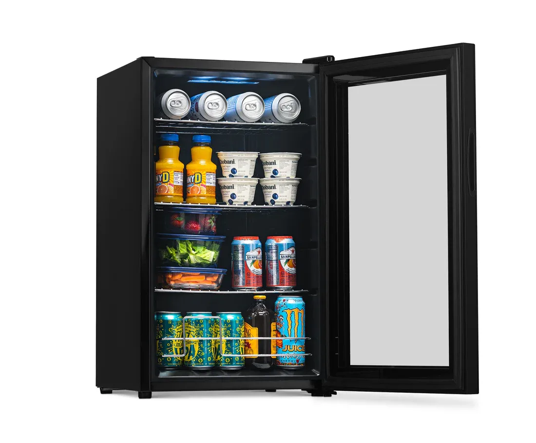 NEWAIR® LIMITED EDITION 100-CAN ANNIVERSARY BEVERAGE FRIDGE - 16.93&quot;
