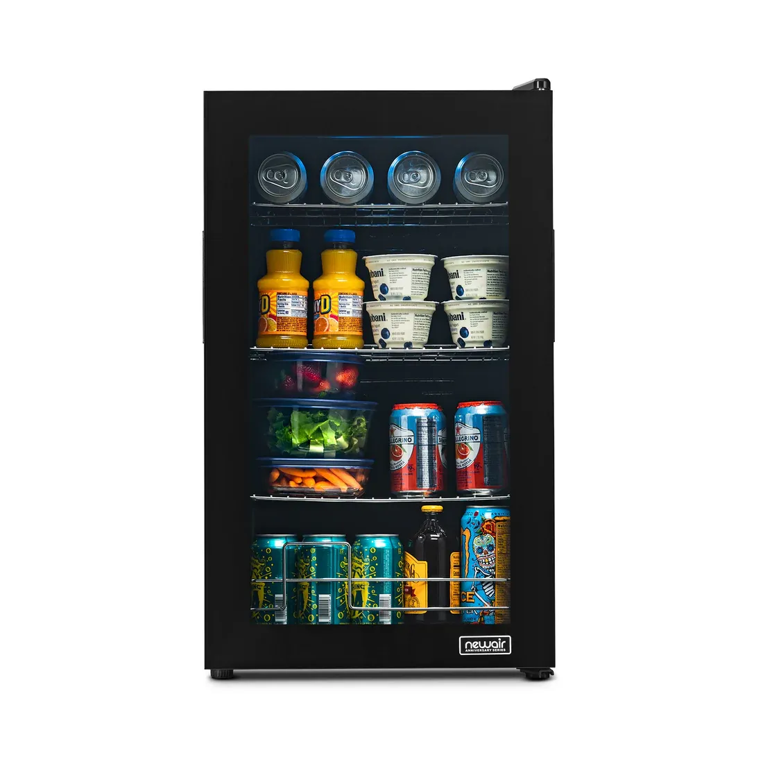 NEWAIR® LIMITED EDITION 100-CAN ANNIVERSARY BEVERAGE FRIDGE - 16.93&quot;