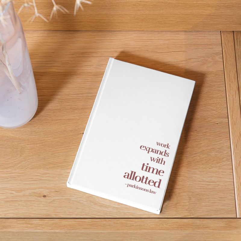 Work Expands with Time Alloted for it  - Productivity Journal