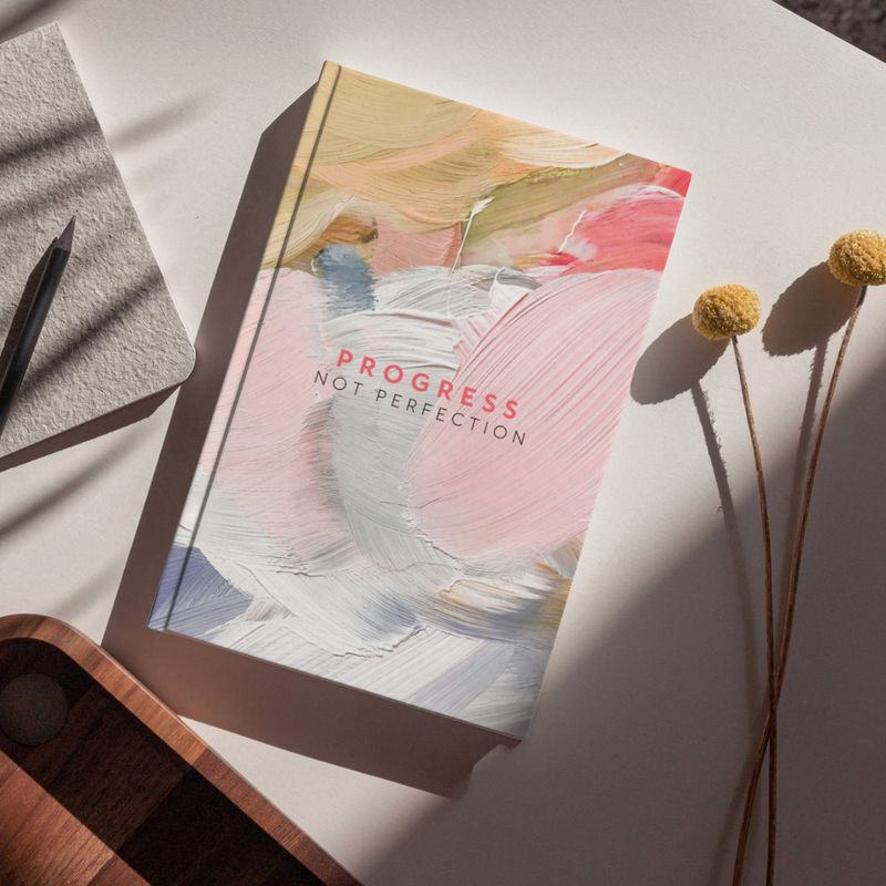 Progress Not Perfection: Premium Daily Diary &amp; Weekly Planner with Hour-Saving Frameworks