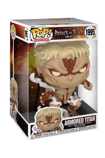 (RESERVA)  Attack on Titan Figura Super Sized Jumbo POP! Vinyl Armored Titan 25 cm