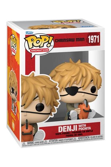 Chainsaw Man POP! Games Vinyl Figura Denji & Pochita 9 cm