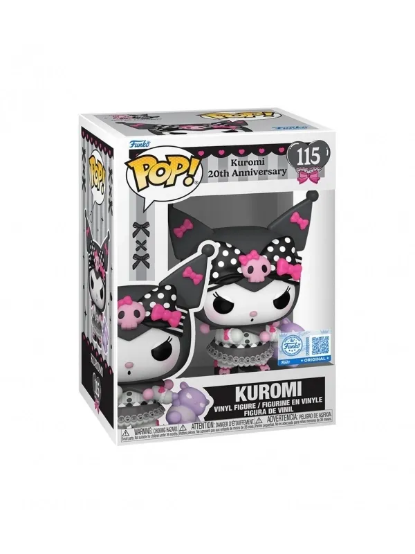 RESERVA Funko POP! Vinyl (Exc) Kuromi (With Toy) - Sanrio. Figura en vinilo de aproximadamente 10 cm de altura. Presentado en caja con ventana.