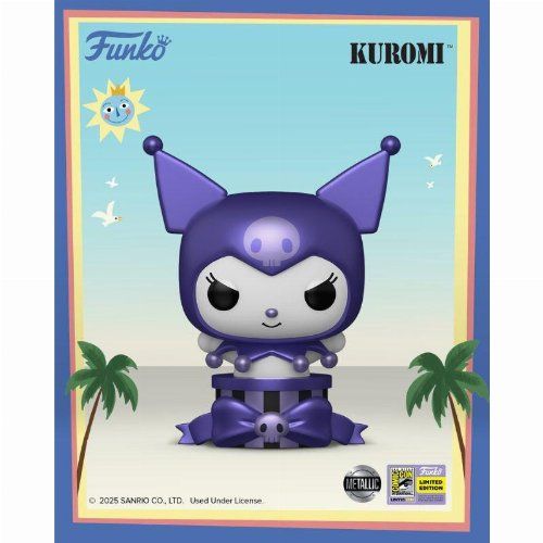 (RESERVA) Figura Funko POP! Sanrio: Hello Kitty y sus amigos - Kuromi Metallic (Exclusiva de SDCC 2025)