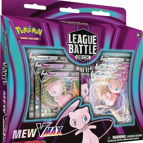 Baraja Combate de Liga Mew VMAX Espada y Escudo
