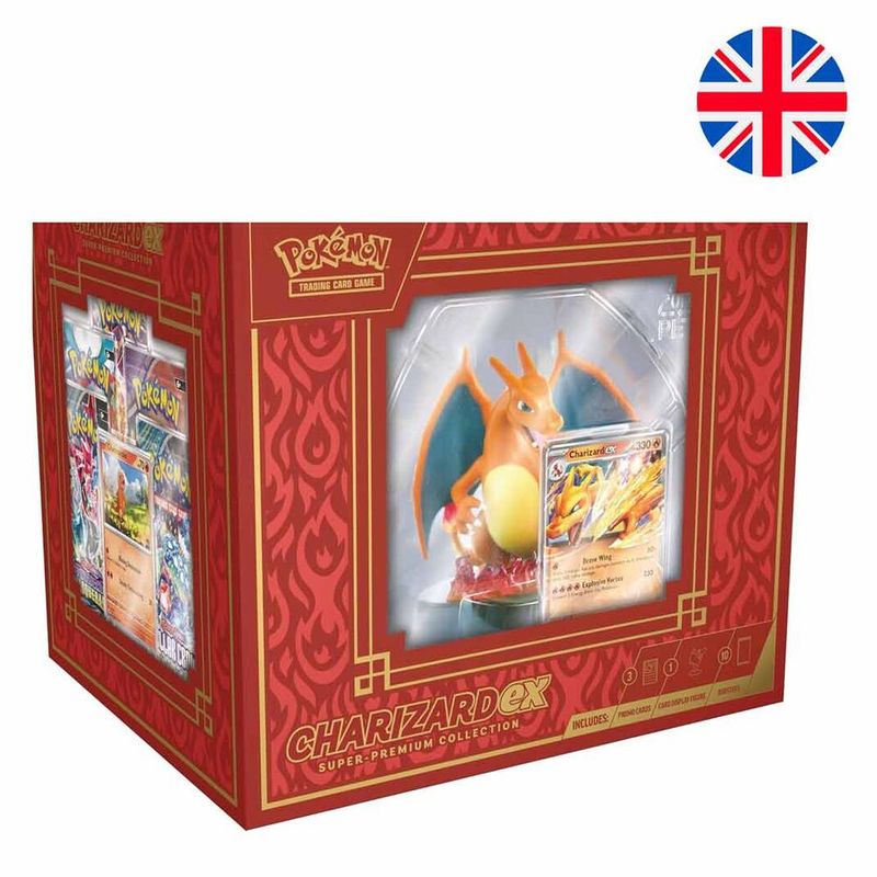 Estuche juego cartas coleccionables Charizard Pokemon ingles