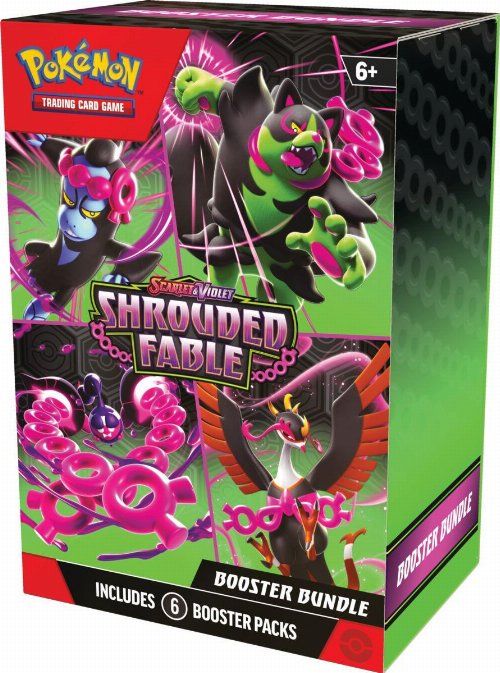 Paquete de refuerzo de Fábula Shrouded Escarlata y Violeta de JCC Pokémon