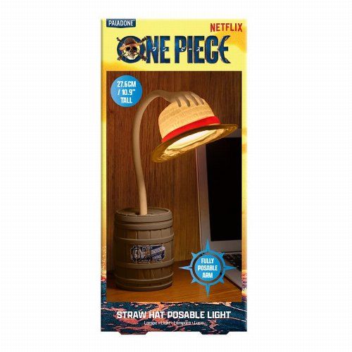 Lámpara de escritorio con sombrero de One Piece (27 cm) de Netflix