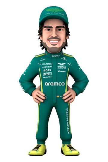Figura Minix Fórmula 1 Fernando Alonso (Aston Martin) 12 cm