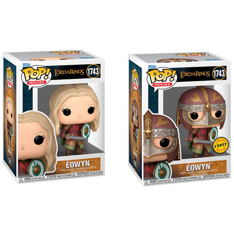 Funko POP! Movies The Lord of the Rings Bundle Eowyn 1743 Regular + Chase