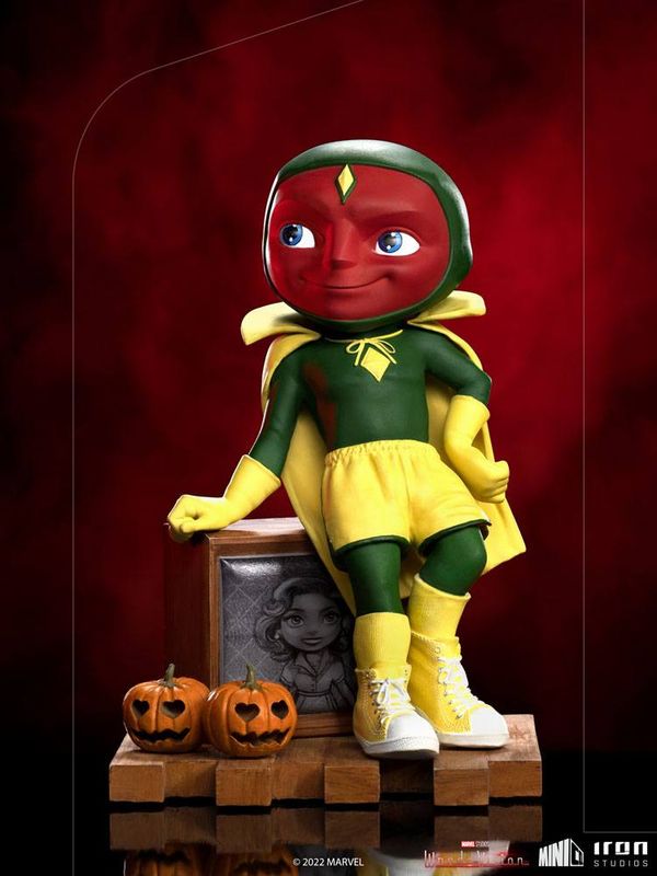 Minifigura MiniCo WandaVision - Vision Halloween Version PVC  19 cm – Iron Studios