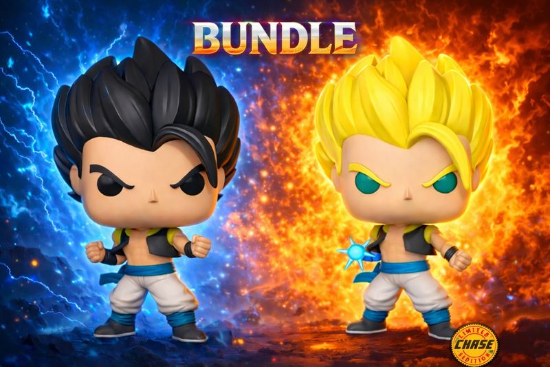 ​Funko POP! Animation Dragon Ball Super Broly Gogeta 1863 Bundle (Regular + Chase)