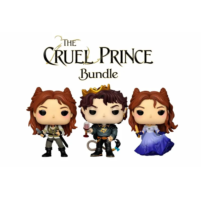 Funko POP! Books The Cruel Prince Bundle Jude Duarte 48 & 50 + Cardan Greenbriar 49 (Preventa)