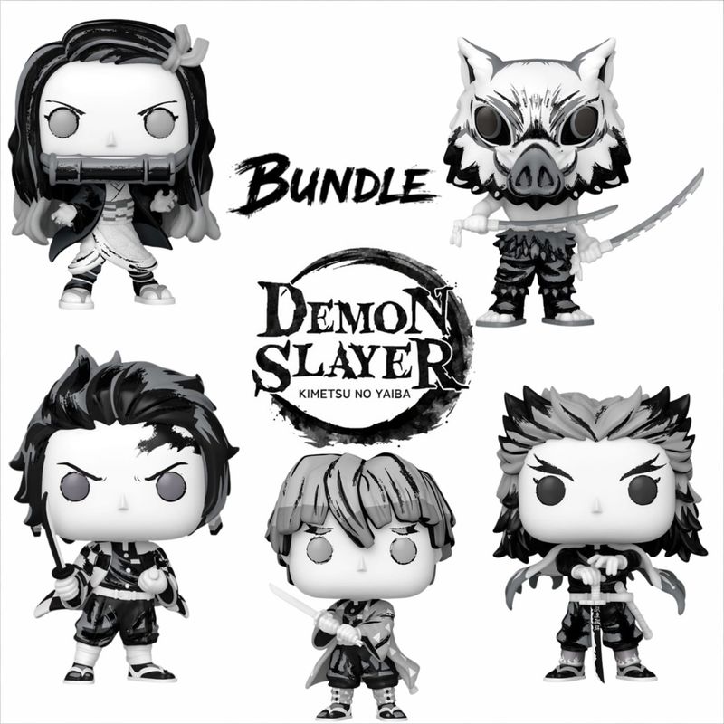 ​Funko POP! Animation Demon Slayer Bundle x 5 (Sumi-Ink)