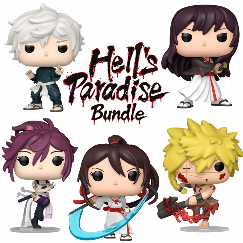 ​Funko POP! Animation Hell’s Paradise Bundle 5 Figuras (Preventa)