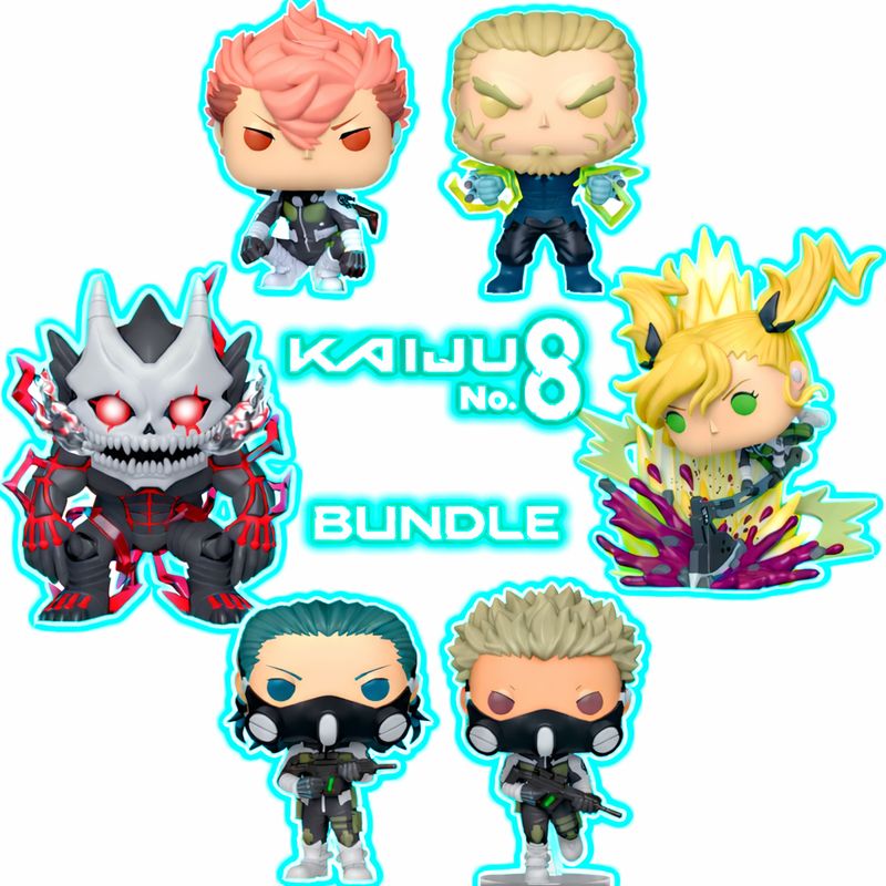 ​Funko POP! Animation Kaiju No. 8 Bundle 6 figuras (Reserva)
