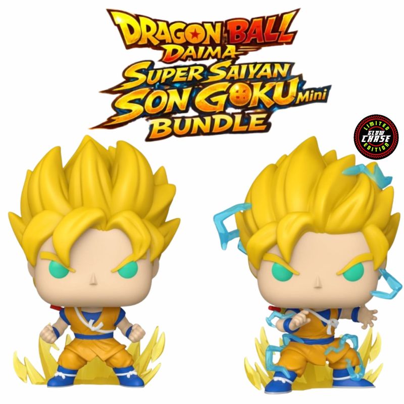 Funko POP! Bundle Dragon Ball Daima Super Saiyan Son Goku (Mini) Regular + Chase 2305 (Preventa)