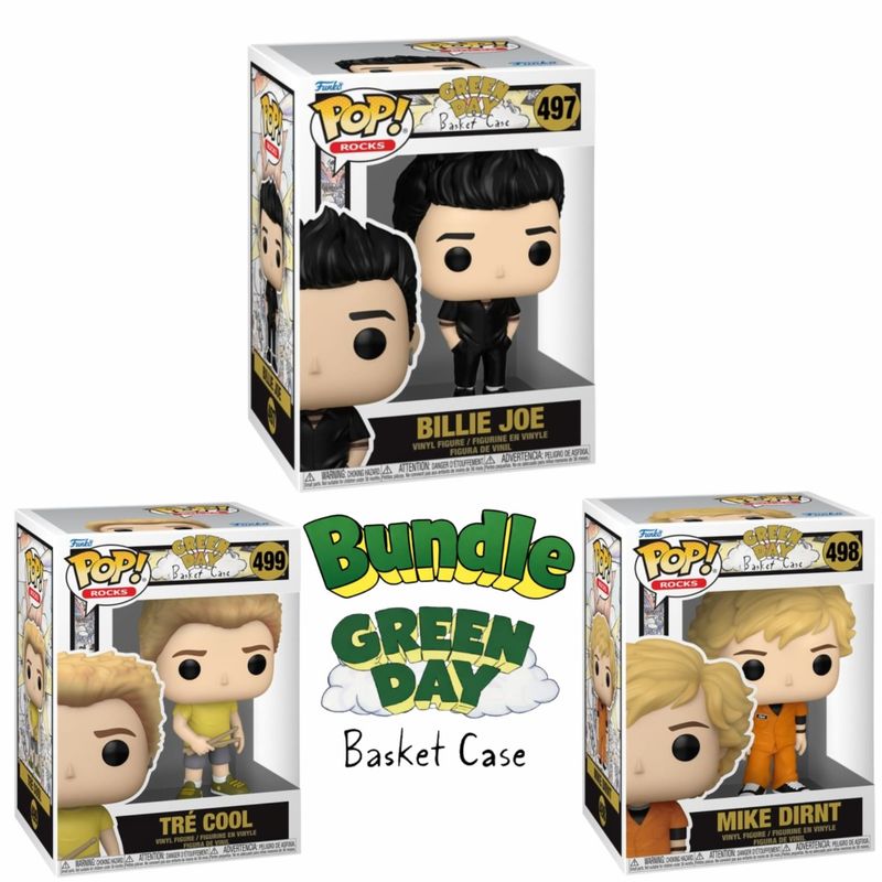 Funko POP! Bundle​ Rocks Green Day Basket Case (Preventa)