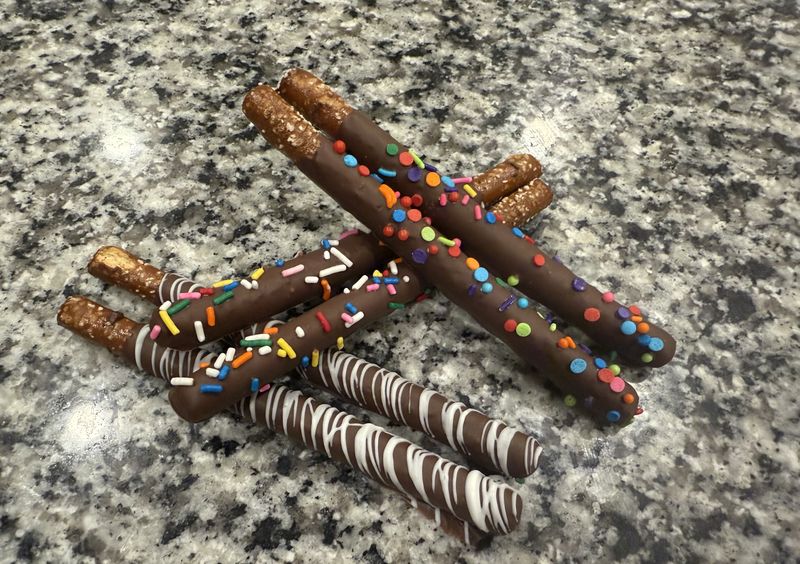 Chocolate Dipped Pretzel stix