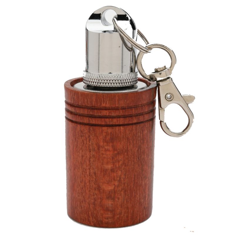 Mini Flask Keychain - Stainless Steel